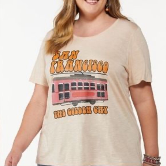 Cato Tops - NWT SAN FRANCISCO GRAPHIC TEE